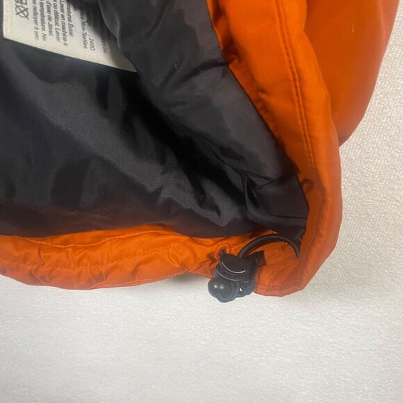 Timberland Duck Down Puffer Jacket Orange XL Quilted Winter Coat Style 2257J Men - Picture 10 of 13